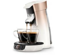 Philips Senseo HD6566/30 Viva Café Kaffeepadmaschine, 1450, Weiß/Kupfer