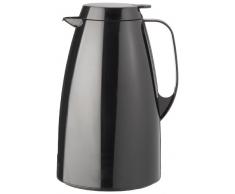 Emsa 505363 Isolierkanne, Thermoskanne, 1,5l Füllvolumen, Kaffeekanne, Quick Tip Verschluss, Basic in schwarz
