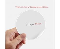 DIYthinker Zitat Ich Bin Ein Guter Koch Runde Aufkleber 10Cm Wand Koffer Laptop Motobike Aufkleber 8Pcs Diameter 10cm Mehrfarbig