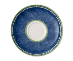 Villeroy & Boch - Switch 3 Kaffee-/Tee-Untertasse, Unterteller im mediterranen Stil, spülmaschinen- und mikrowellengeeignet, weiß/blau/grün, 14 cm