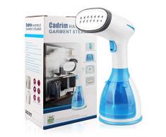 Dampfglätter Steamer Bügeleisen schnell Erwärmung - Cadrim Reisebügeleisen Dampfbügeleisen tragbarer mit 280ml Wassertank für Haushalt Reise&Urlaub Dienstreise (280ml)