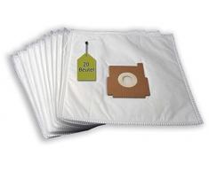 eVendix Staubsaugerbeutel passend für Fakir Ares | 20 Staubbeutel + 2 Mikro-Filter | ähnlich wie Original-Beutel: 2022 804, 2026 804