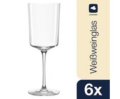 LEONARDO Nono Weißweinglas, 6-er Set, 460 ml, spülmaschinenfest, Teqton-Kristallglas, 066295