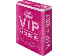 Nostalgic-Art 30318 Achtung - VIP Pink Only, Vorratsdose XL