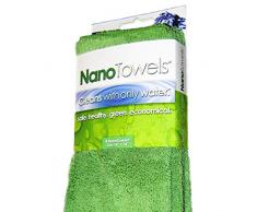 Nano Towels Reinigungstücher, umweltfreundlich, frei von Chemikalien, Wie im Fernsehen gezeigt. Der Durchbruch in der Reinigungsfaser-Technologie, die Tücher reinigen nur mit Wasser und ersetzen teure Papiertücher, Schwämme,