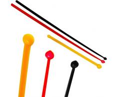 Superdosing MICRO SCOOP Löffel | 3er SET DOSIERLÖFFEL für Pulver | GELB 15 mg + 30 mg | ROT 10mg | SCHWARZ 6mg | unstatische Messlöffel für einfache Messung von Nahrungsergänzungsmittel | microspoon