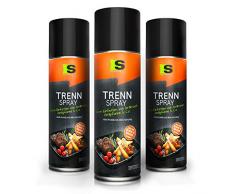 3 x 400ml Spraytive BBQ Trennspray - Grill-Zubehör - Trennfett, Antihaftspray, Non Stick Spray für Weber Grills, Tefal, Plancha Grills, Sandwich Maker