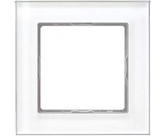 Jung Rahmen Glas 4fach Serie A Creation alpinweiß, 1 Stück, AC 584 GL WW