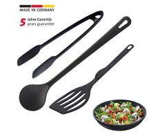 Westmark Küchenhelfer-Set, 3-tlg, Pfannenwender, Rührlöffel und Brat-/Servierzange, PA, Zum Wenden, Rühren und Servieren, 286922E6