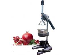 Uzman-Versand 600078 Profi Orangenpresse, Saftpresse aus Gusseisen und Edelstahl, Entsafter