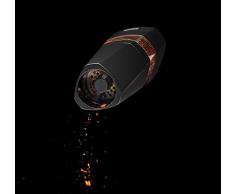 Lurch Tango Chilimühle Mit Edelstahl Schneidwerk für getrocknete Chilis oder Schokolade, Kunststoff, Schwarz, 6 x 6 x 18 cm