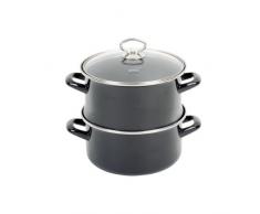 Kochstar Emaille Kartoffeldämpfer Biodämpfer Gemüsedämpfer 20 cm