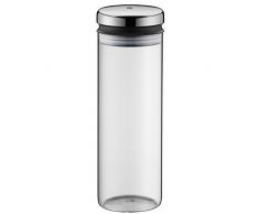 WMF Depot Vorratsglas, 1,5 l, Höhe 28,5 cm, Glas, Vorratsdose, Frischhaltedose zum Aufbewahren, große Einfüllöffnung