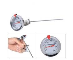 Kochthermometer Grillthermometer Haushaltsthermometer Edelstahl-Thermometer Küchenthermometer für Lebensmittel Kochen Braten Fleisch