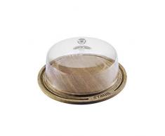 STAUB by Zwilling - Cheese Dome - Käseglocke - Akazienholz/Glas - B: 26cm / Durchmesser: 32cm