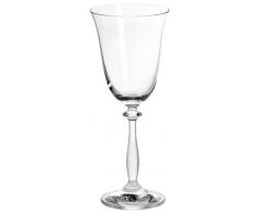 Bohemia Cristal 093 006 002 Weinkelche ca. 250 ml aus Kristallglas 6er Set Angela