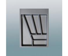 Besteckeinsatz silbergrau, 45er Schrank