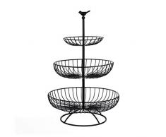 IrahdBowen 3 Etagen Obstteller Vintage Gebäckschale Cupcake Ständer Dessert Ständer Törtchen Gebäck Muffin Obst Halter Für Party, Geburtstag, Hochzeit, Weihnachten