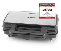 Emerio ST-109562, XXL Sandwichtoaster für alle Toastgrößen geeignet, Edelstahl, große Muschelform, kein Auslaufen, PREIS-/LEISTUNGSSIEGER Haus & Garten Test 03/2019