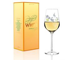 Ritzenhoff White Weißweinglas, Kristallglas, Grün, Platin, 7.9 cm