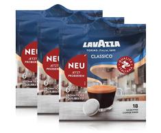 Lavazza Kaffeepads Classico 18 Pads - Für Kaffee-Padmaschinen 125g (3er Pack)