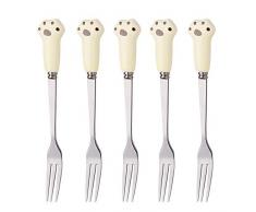 Einfache und niedliche Edelstahl-Fruchtgabel-Dessertgabel-Salatgabel einzigartige kreative Kuchengabel