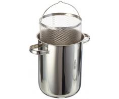 M&K 99606 Spargeltopf Edelstahl 3,9 Liter mit Einsatz