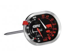 GEFU 21800 Messimo Braten- und Ofenthermometer 3 in 1 aus Edelstahl für Backofen & Grill - Bratenthermometer für Fleisch