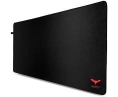 Gaming Mauspad XXXL (1000 x 600 x 4 mm) HAVIT Wasserdicht Tischunterlage extended mousepad Office mit gel Rubber (Schwarz)