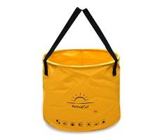 ActiveSol Falteimer 20L Variante hoch | Robust, faltbar, platzsparend für unterwegs | Garten, Outdoor, Angeln & Camping | Vielseitig einsetzbar: Angel-Eimer, Wasser-Kanister, Garten-Abfall-Sack UVM.