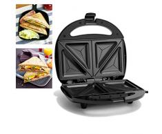 Halsey99 Backautomaten, Sandwich Toaster Bratpfanne Nonstick Frühstück Grill Panini Sandwich-Maschine