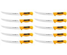 10 x Sparpack Solingen® Eikaso® Schlachtermesser Metzgermesser Butcher Knife Zerlegemesser 21cm