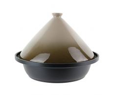Tajine Induktionstopf, Edelstahl, Taupe, 30,20 x 30,20 x 23 cm