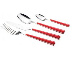 Mäser, Serie Shiny, Besteckgarnitur 24-teilig, Besteck in der Farbe Rot