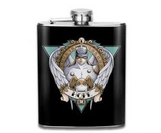 Hope Patamon Angemon Digimon Print Flachmann Taschenflasche Flagon 200 ml Tragbarer Edelstahl Flagon