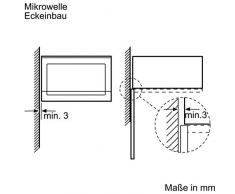 Bosch BEL554MS0 Mikrowelle (Einbau) / 59,4 cm / Kühlgebläse