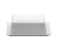 Maxwell & Williams Kitchen Butterdose, Porzellan, Weiß, 16x13x5