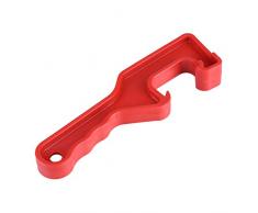 Plastikeimer Pail Farbdose Deckelöffner Dosenöffner Öffnungswerkzeug für Home Office Garage (Farbe : Rot)