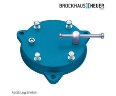 HEUER 103100 Drehscheibe / Drehteller | stahlgeschmiedeter Drehkranz, Drehbarkeit um 360°, robuste Arretierung nach HEUER – Prinzip | Gewicht: 1,8 kg, passend für Schraubstock 100 mm