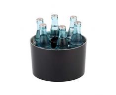 APS 00621 Konferenz-Flaschenkühler, SAN//Edelstahl, Schwarz