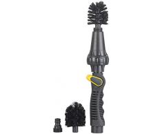Royal Gardineer Waschbürste: Rotierender Reinigungsbürsten-Aufsatz für Gartenschlauch, regulierbar (Felgenreinigungsbürste)