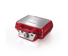 GOURMETmaxx Waffeleisen Variation (2 Waffeln, rot/silber)