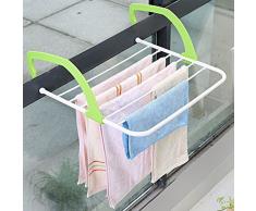 Nopea Edelstahl Handtuch Rack Wäschetrockengestell Tabelle Veranda für Handtuchhalter Wand Wäschetrockner Akkordeon Kleidung Trockner Wandhalterung