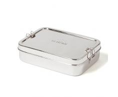 ECO Brotbox | Brotbox XL | rechteckige Brotdose + Snackbox aus Edelstahl | 700 ml