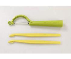 TUPPERWARE Schäler Schälfix grün D82 Sparschäler (1) + Orangenschäler (2)