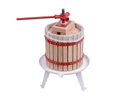 UISEBRT Obstpresse Presstuch 12L Mechanische Saftpresse Weinpresse Apfelpresse Fruchtpresse