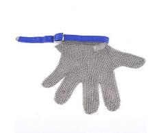 1 stücke Schnittfeste Handschuhe, 304 Edelstahl Mesh Messer 5 Stufe Schutz Beidhändig, für Küche Metzger Fleisch Prozess Arbeitshandschuhe