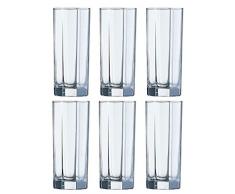 Luminarc 6 hohe Gläser Longdrinkgläser OCTIME NEU&OVP