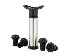 FiedFikt Weinflaschen-Versiegelung Vakuum Weinpumpe mit 4 Stopfen Versiegelung Konservierungsbehälter Wein Kork Wein Konservierung Botter Vakuum-Versiegelung