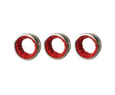 Markcur 3 Stück Wein Tropfschutz Ringe aus Edelstahl Flaschen Tropfringe Tropfenfänger für Weinflasche